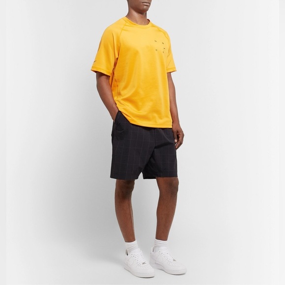 Nike Sportswear Tech Pack Checked Stretch Black Nylon Shorts - Picture 4 of 4